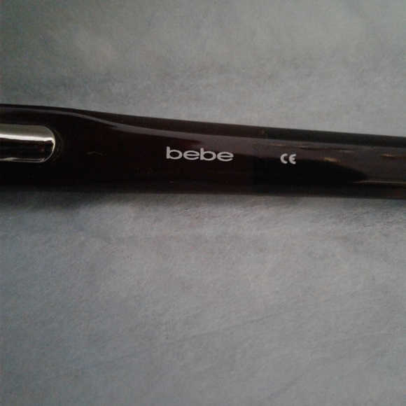 🤓👓 bebe Smoky Topaz Eyeglass Frames w/case 👓🤓 - Picture 6 of 7